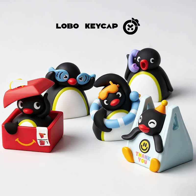 Custom Keycaps - Teclas Mecânicas Personalizadas PINGU Penguin Série