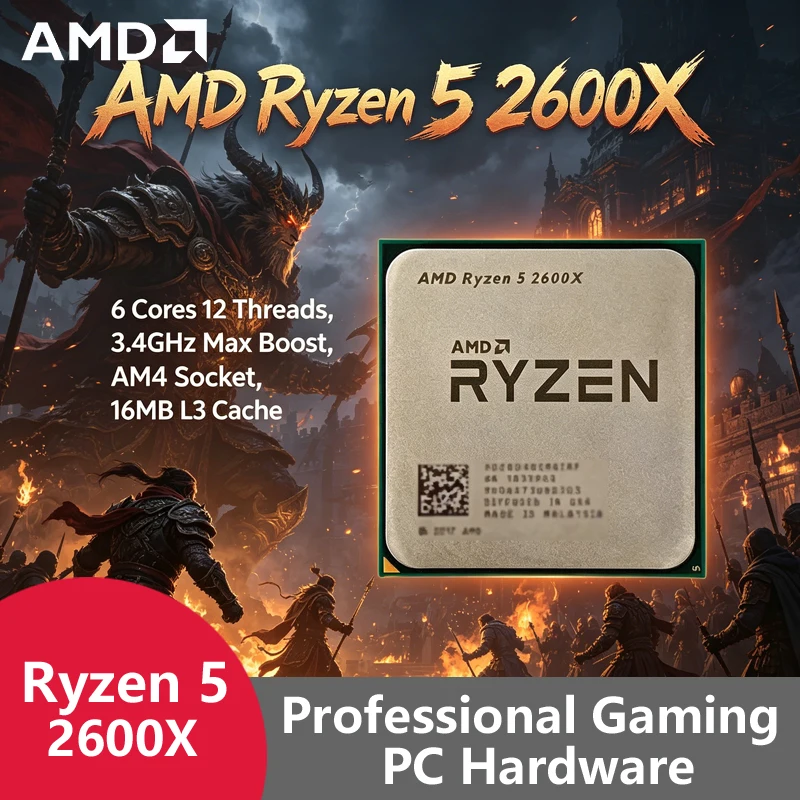 Pc Gaming Amd Ryzen 5 - Processador AMD Ryzen 5 2600X AM4