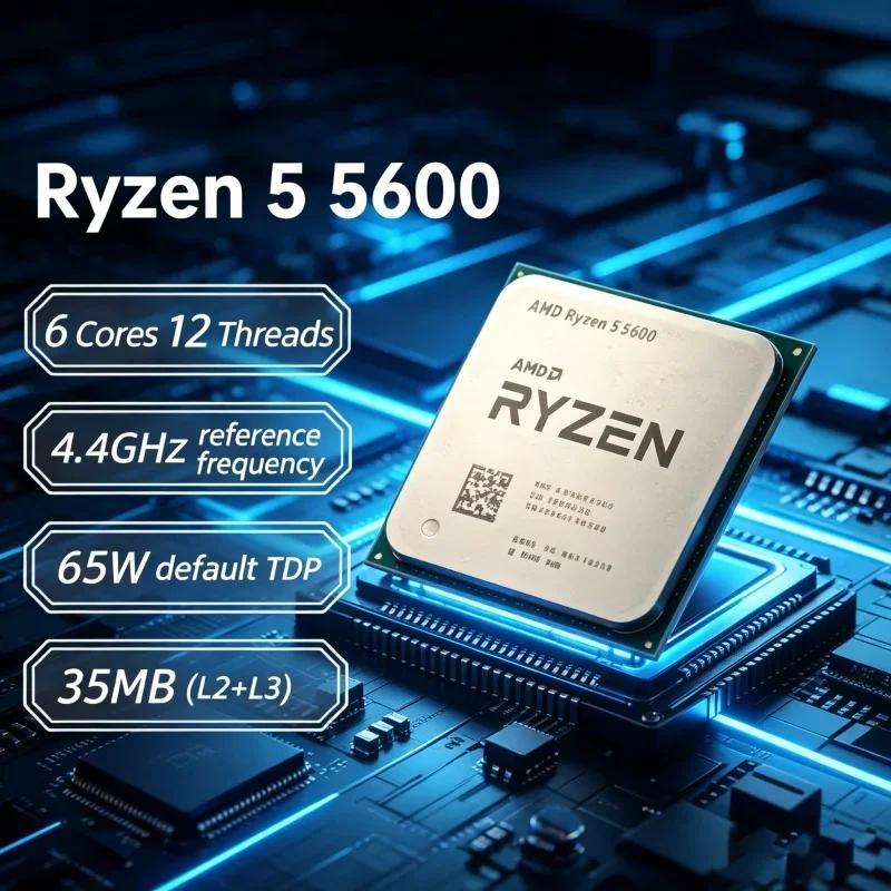 Pc Gaming Amd Ryzen 5 - Processador AMD Ryzen 5 5600 R5