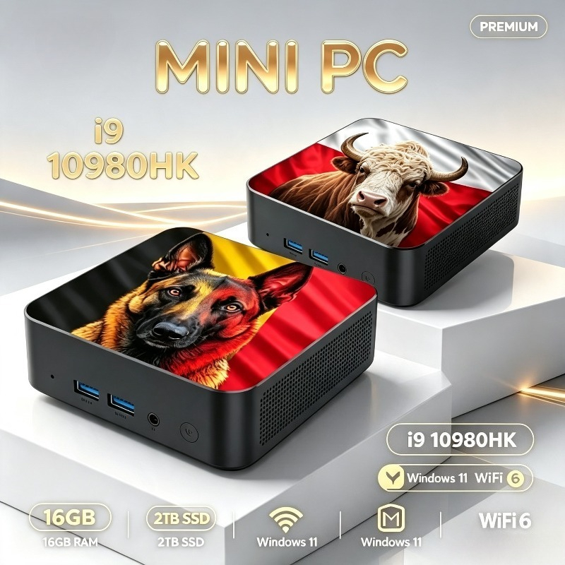 Pc Gaming Desktop - Mini PC Poderoso com Intel Core