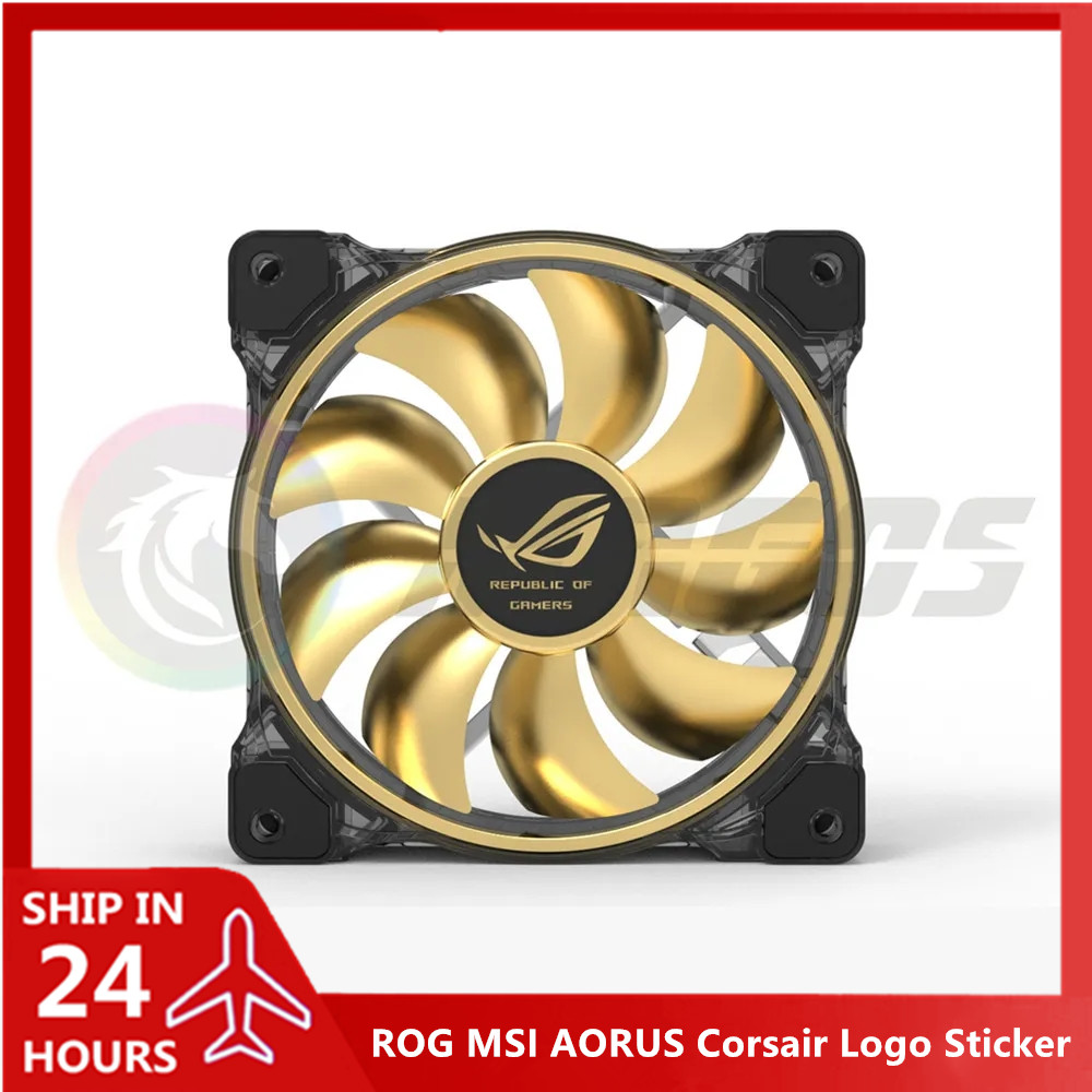Pc Gaming Quotes - Adesivo logotipo do ventilador do armário