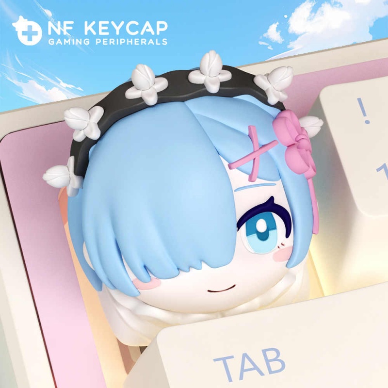 Custom Keycaps - Rem anime individualidade arte criativa tampa