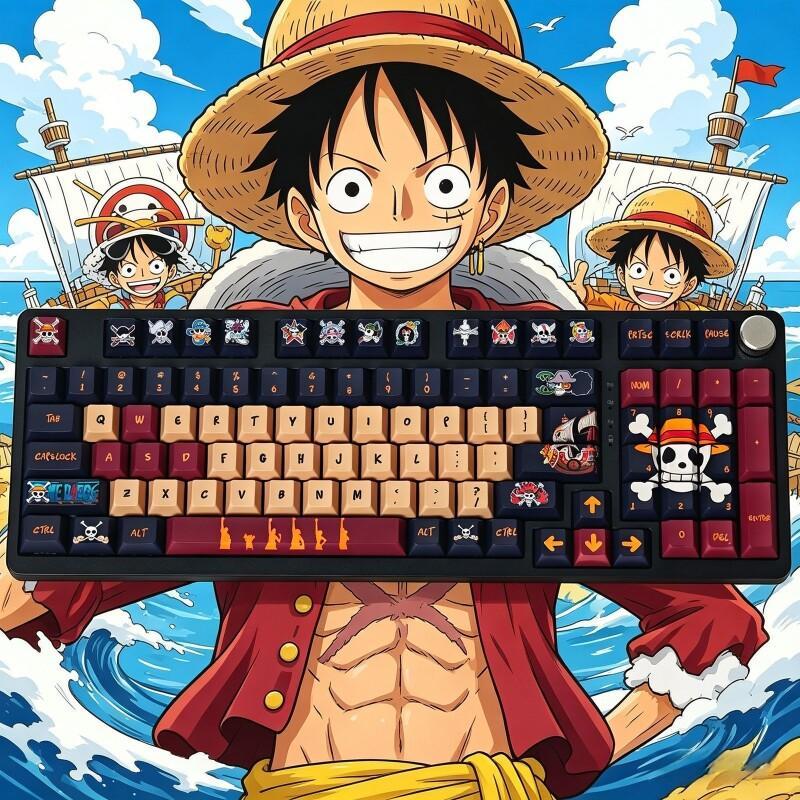 Custom Keycaps - Conjunto de Teclas BANDAI One Piece