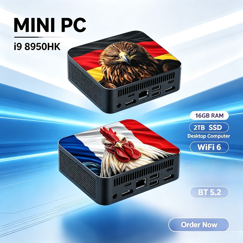 Pc Gaming Desktop - Computador Mini Desktop para Jogos Intel