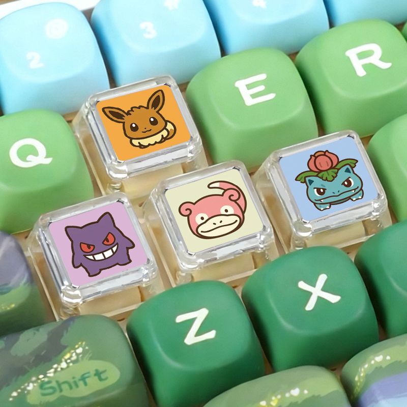 Teclado Mecânico Pokémon Cross - Custom Keycaps avaliação e preço