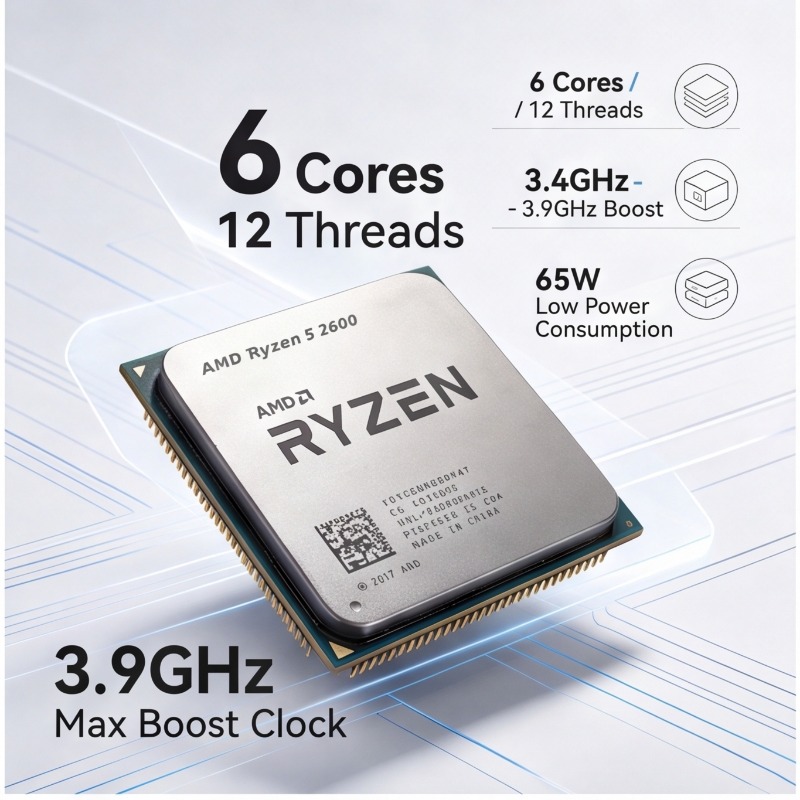 Processador AMD Ryzen 5 2600 R - Pc Gaming Amd Ryzen 5 avaliação e preço