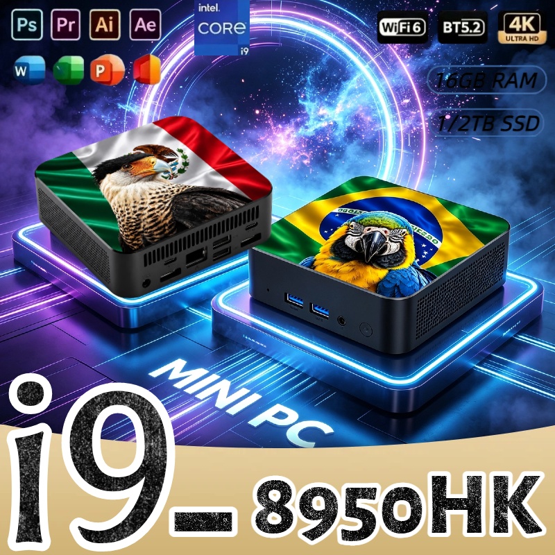 Mini PC Core i9-8950HK 16GB RA - Pc Gaming Gaming avaliação e preço