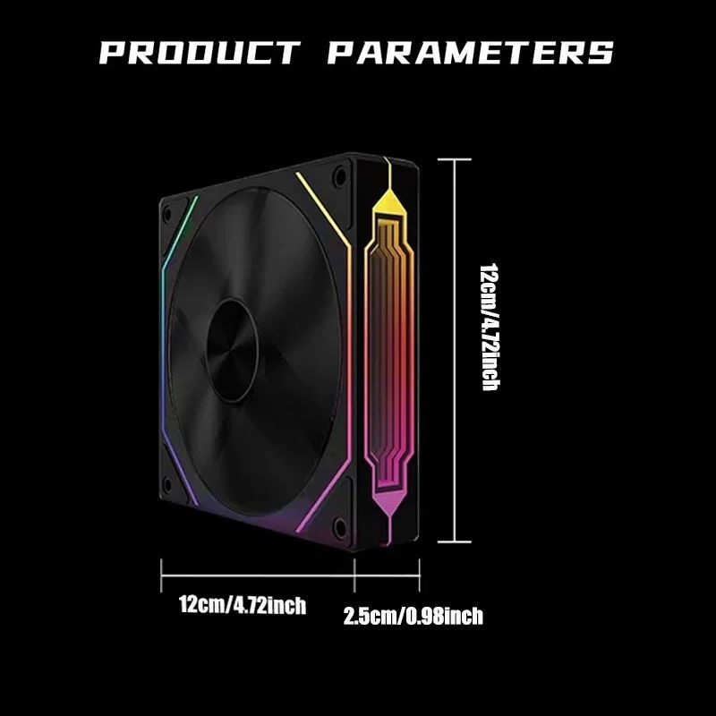 Ventilador de gabinete para co - Pc Gaming Setup avaliação e preço