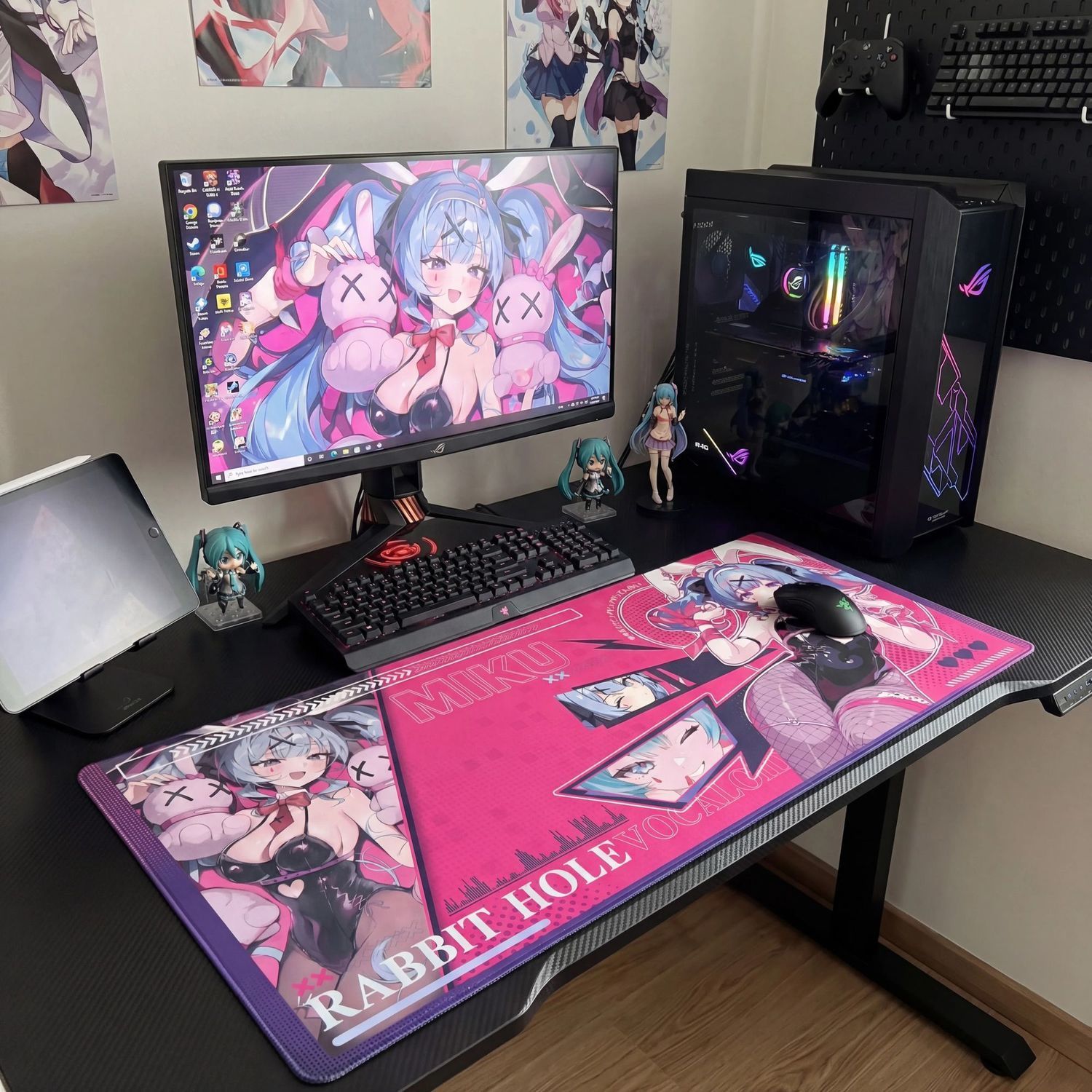 Mouse Pad Gamer Extra Grande H - Pc Gaming Hatsune Miku avaliação e preço
