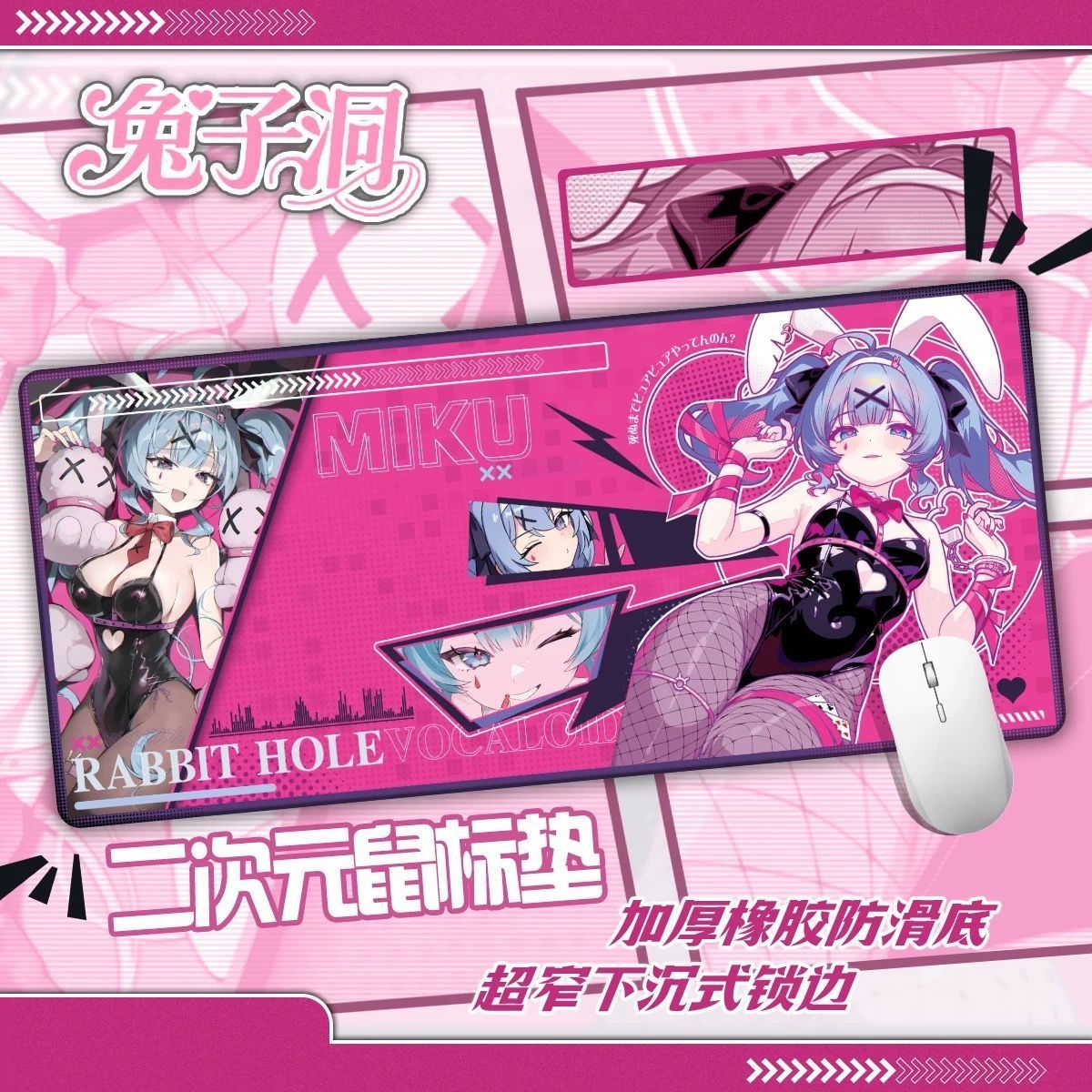 Mouse Pad Gamer Extra Grande H - Pc Gaming Hatsune Miku avaliação e preço