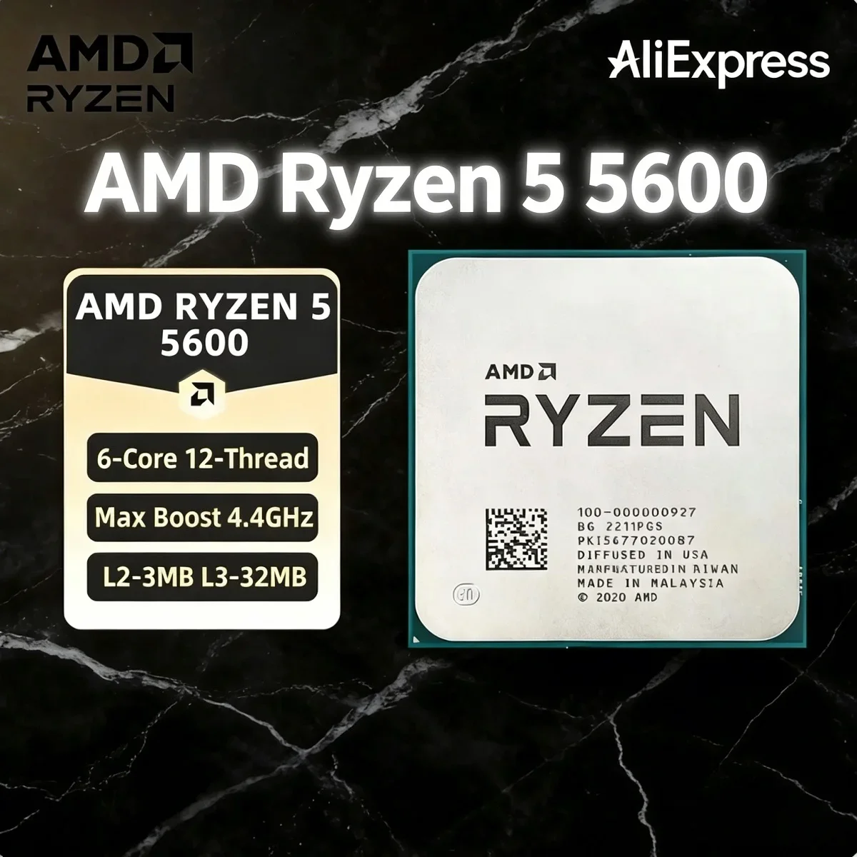 Processador AMD Ryzen 5 5600,  - Pc Gaming Amd Ryzen 5 avaliação e preço