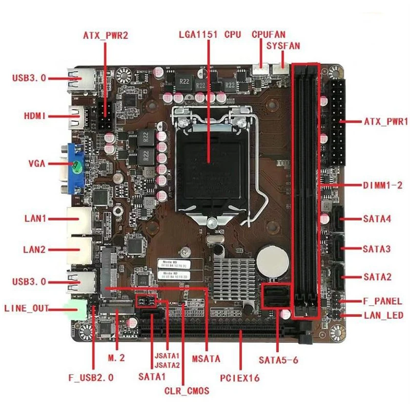 Placa-Mãe Mini-ITX B365 LGA 11 - Pc Gaming Setup avaliação e preço