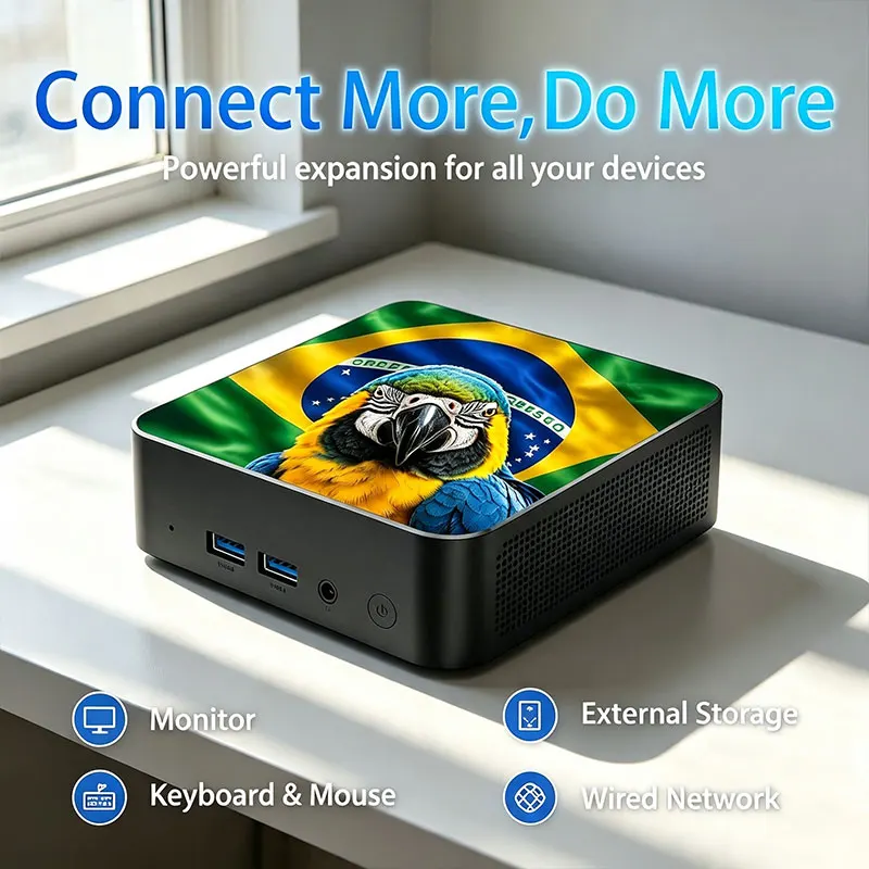 Mini PC Temático com Bandeiras - Pc Gaming Gaming avaliação e preço