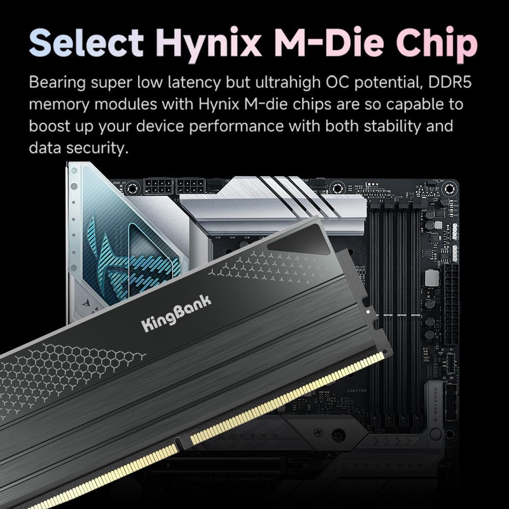 Memória KingBank DDR5 KFXB 48G - Pc Gaming Setup avaliação e preço