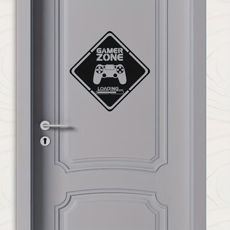 1pc zona gamer porta decalque  - Pc Gaming Quotes avaliação e preço