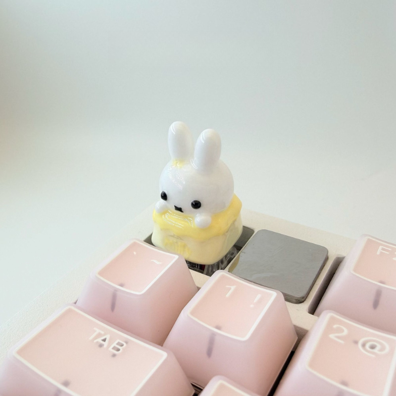 Miffy kawaii anime dos desenho - Custom Keycaps avaliação e preço