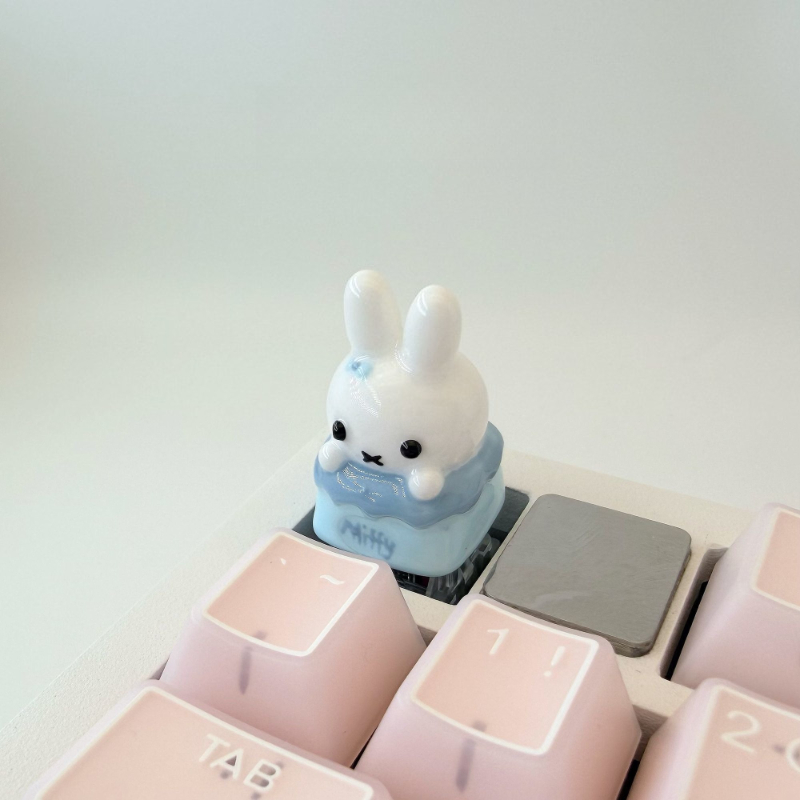 Miffy kawaii anime dos desenho - Custom Keycaps avaliação e preço