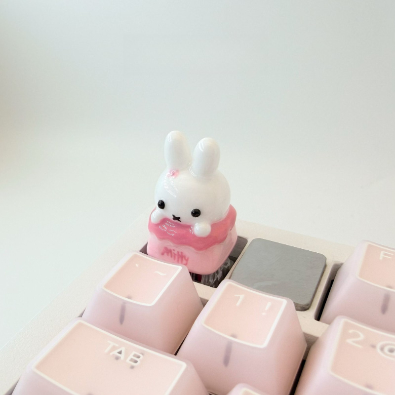 Miffy kawaii anime dos desenho - Custom Keycaps avaliação e preço