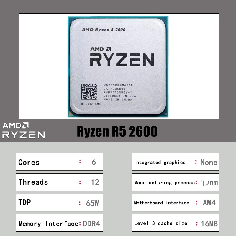 Processador de desktop AMD Ryz - Pc Gaming Amd Ryzen 5 avaliação e preço