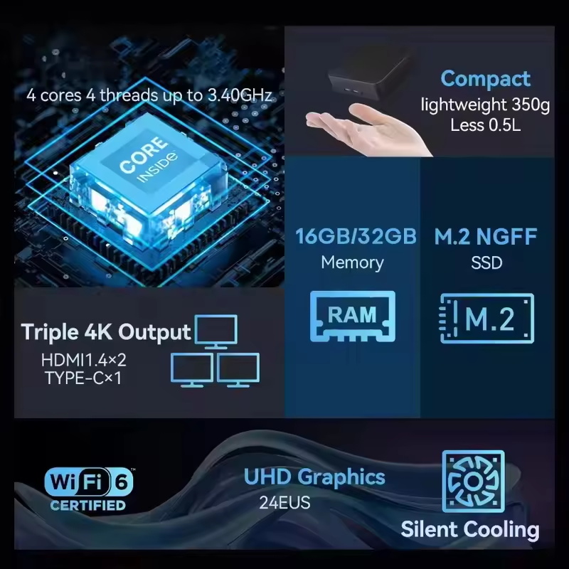 Mini PC Gamer 2026 Intel Core  - Pc Gaming Setup avaliação e preço
