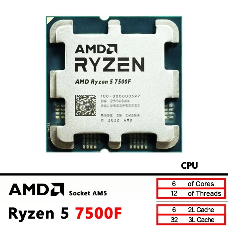 Processador de Desktop AMD Ryz - Pc Gaming Amd Ryzen 5 avaliação e preço